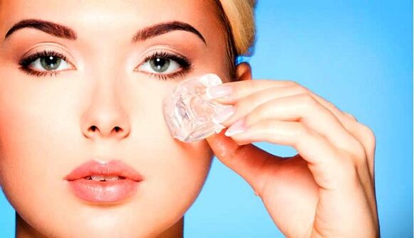 козметички мраз за подмладување на кожата околу очите
